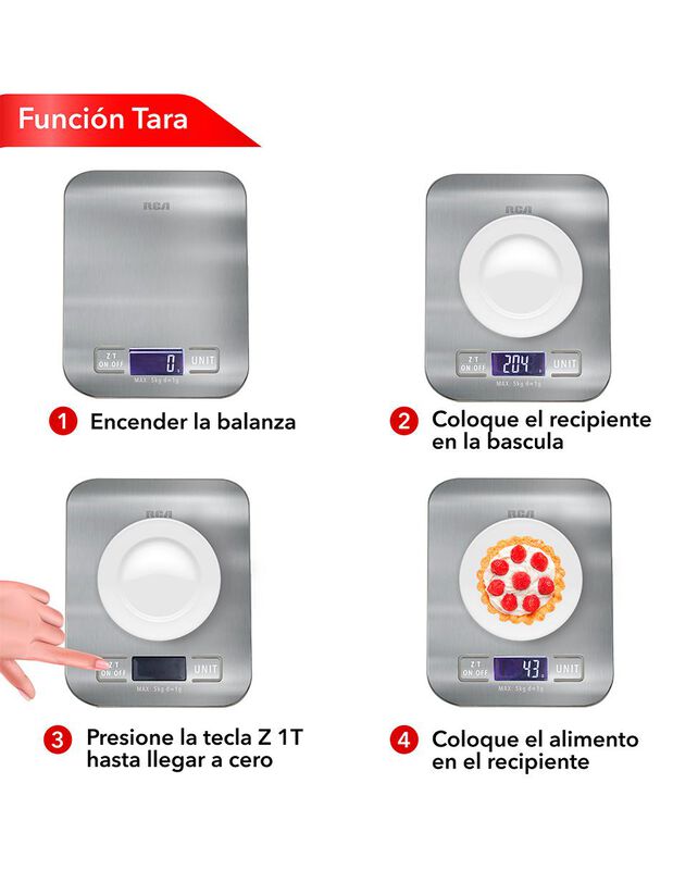 RCA Báscula Digital de Cocina RC-B1 image number null
