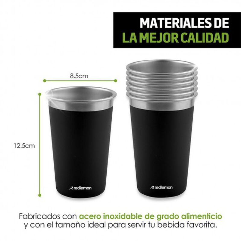 Vasos de Acero Inoxidable image number null