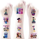 Tatuajes Temporales Agoodto 40 Piezas K‑pop Dibujos Animados Para Ni&ntilde;os