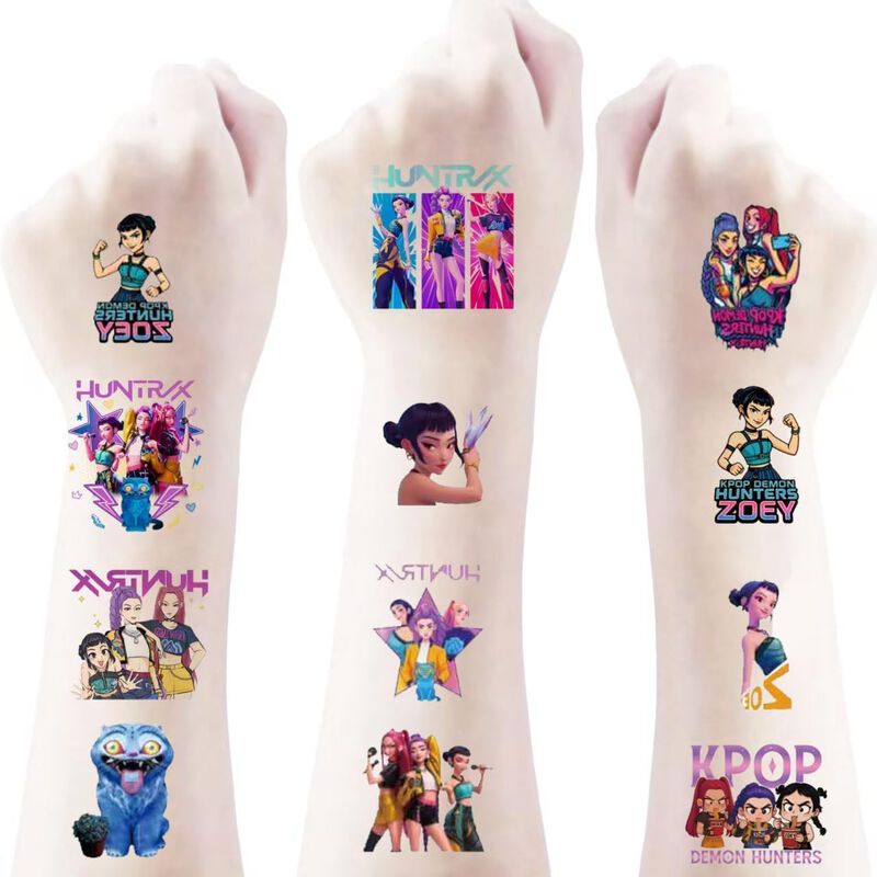 Tatuajes Temporales Agoodto 40 Piezas K‑pop Dib... image number null