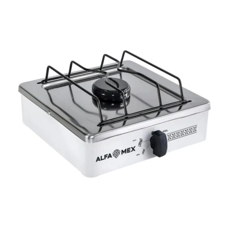 Parrilla de Gas Alfamex 1 Quemador Blanca 603 image number null