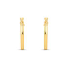 Arracadas Ovaladas De Oro Amarillo 10K (9 X 14Mm Aprox)