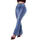 Pantal&oacute;n Mezclilla Boot Cut Tiro Alto Push Up Mujer Nyk