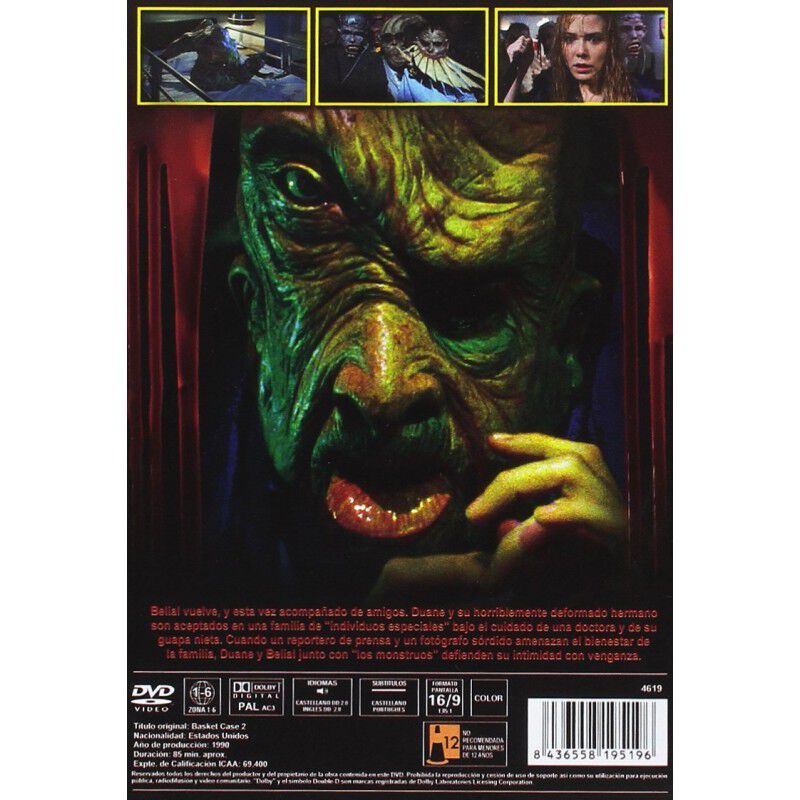 Basket Case 2 Dvd 1990 image number null