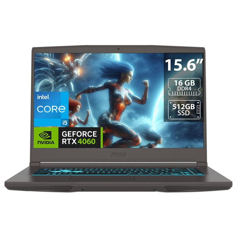 Laptop Gamer MSI Thin 15: Procesador Intel Core... image number null
