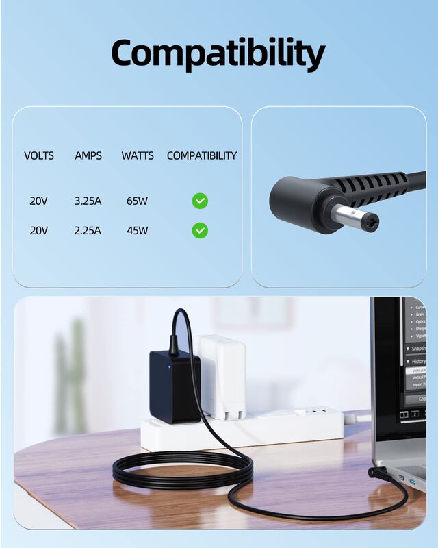 Cargador Superer Adlx65ccgu2a De 65 W Para Port... image number null