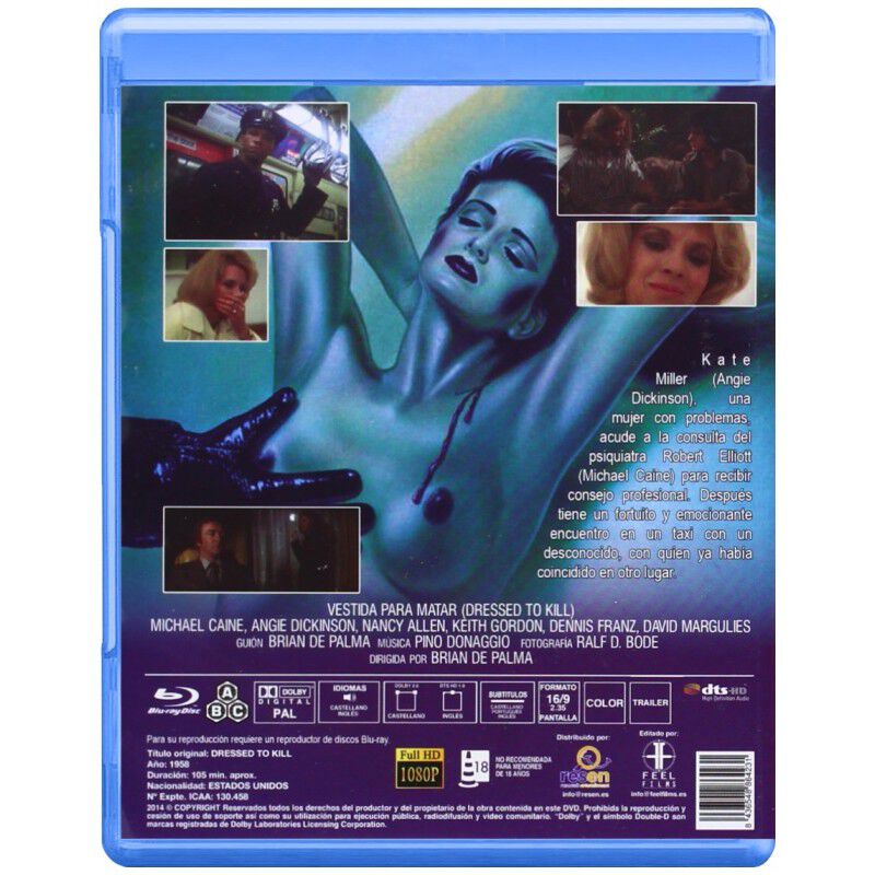 Vestida Para Matar (blu-ray) Bdr image number null