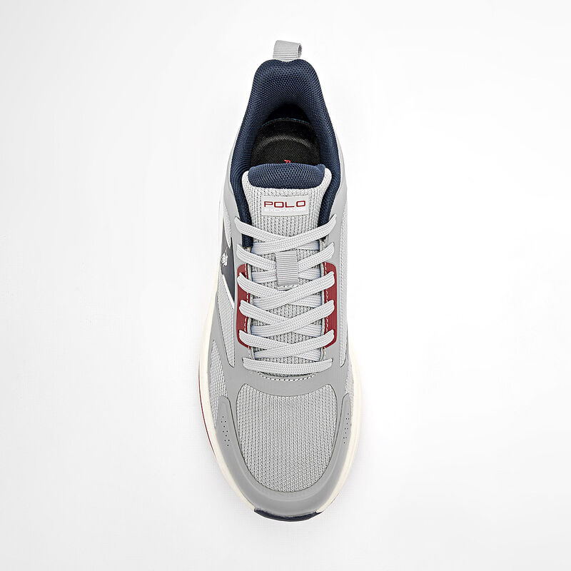 Polo exchange tenis para hombre gris cod 141387... image number null