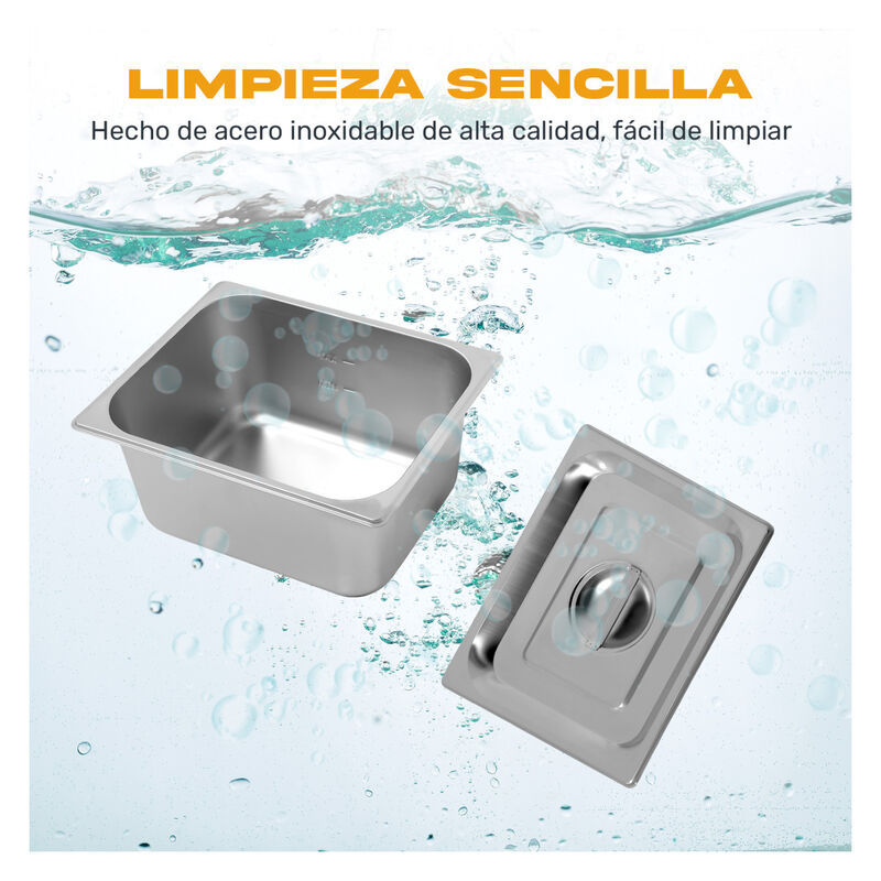 Ba&ntilde;o Maria Electrica Bufetera Industrial 4 Inse... image number null