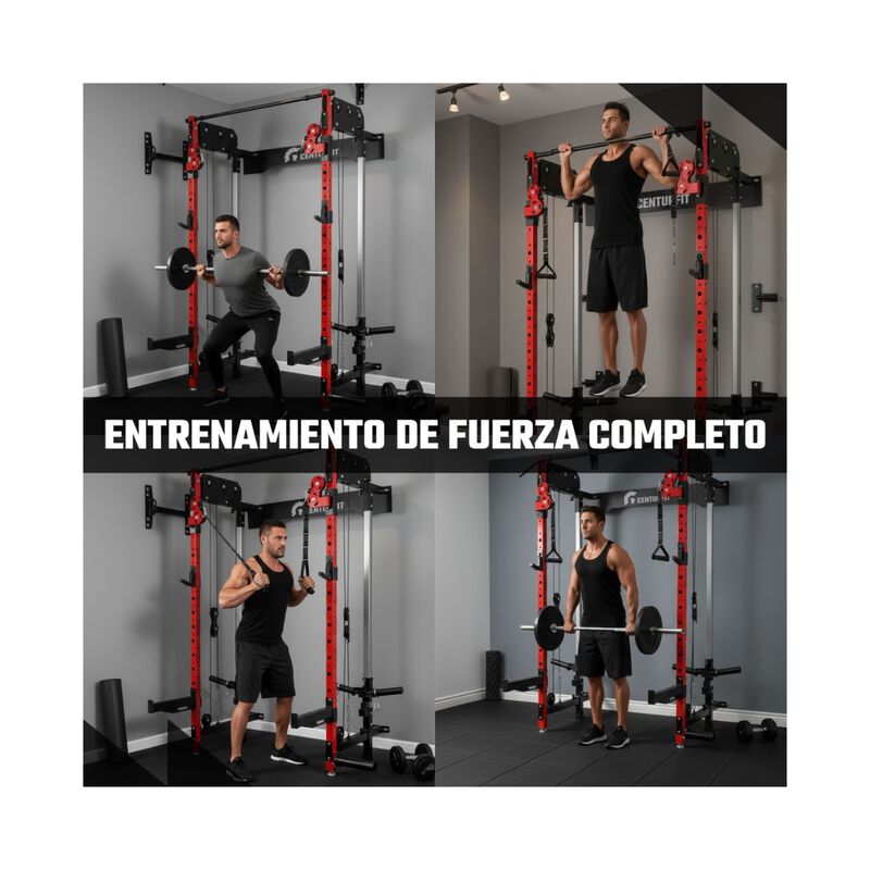 Power Rack Empotrado Plegable Gimnasio Multifun... image number null