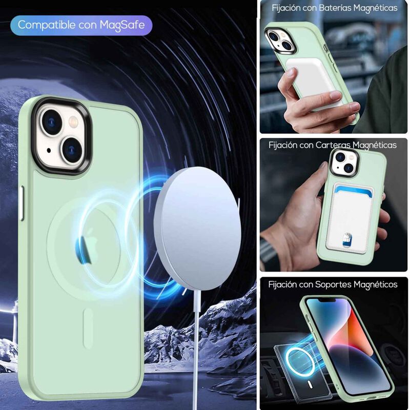 Funda Tekku Matte Style Mag Para Iphone 15 Plus... image number null