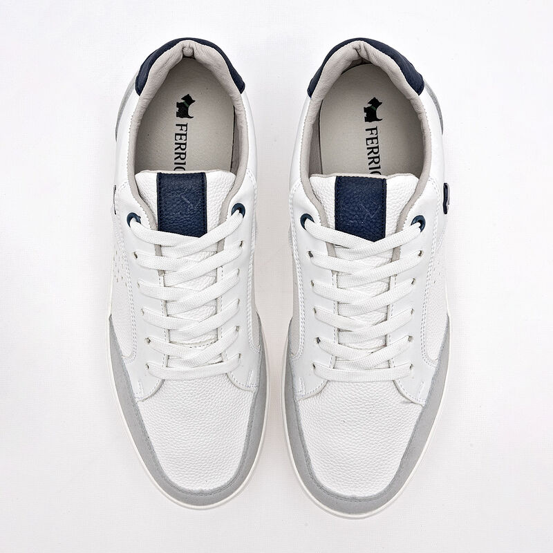 Ferrioni Tenis urbano para hombre blanco gris n... image number null