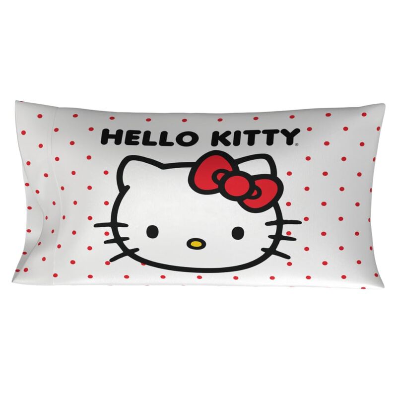 Funda De Almohada Hello Kitty Beauty, Sat&eacute;n Sed... image number null