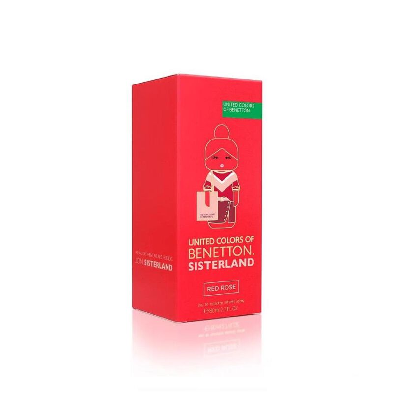 Benetton Sisterland Red Rose 80ml Eau de Toilet... image number null