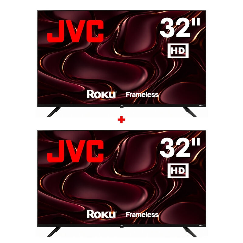 Jvc  Pack 2 Smart Tv 32 Pulgadas Hd Led Framele... image number null
