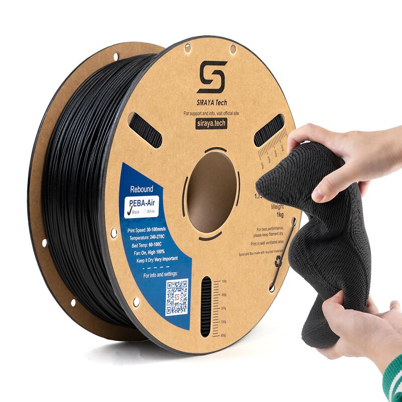 Filamento Siraya Tech Peba Air 800 g Negro image number null