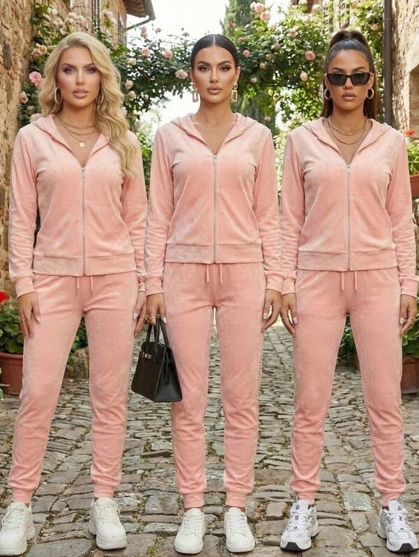 Conjunto 2 Piezas Hoodie con Cierre y Pants CON... image number null