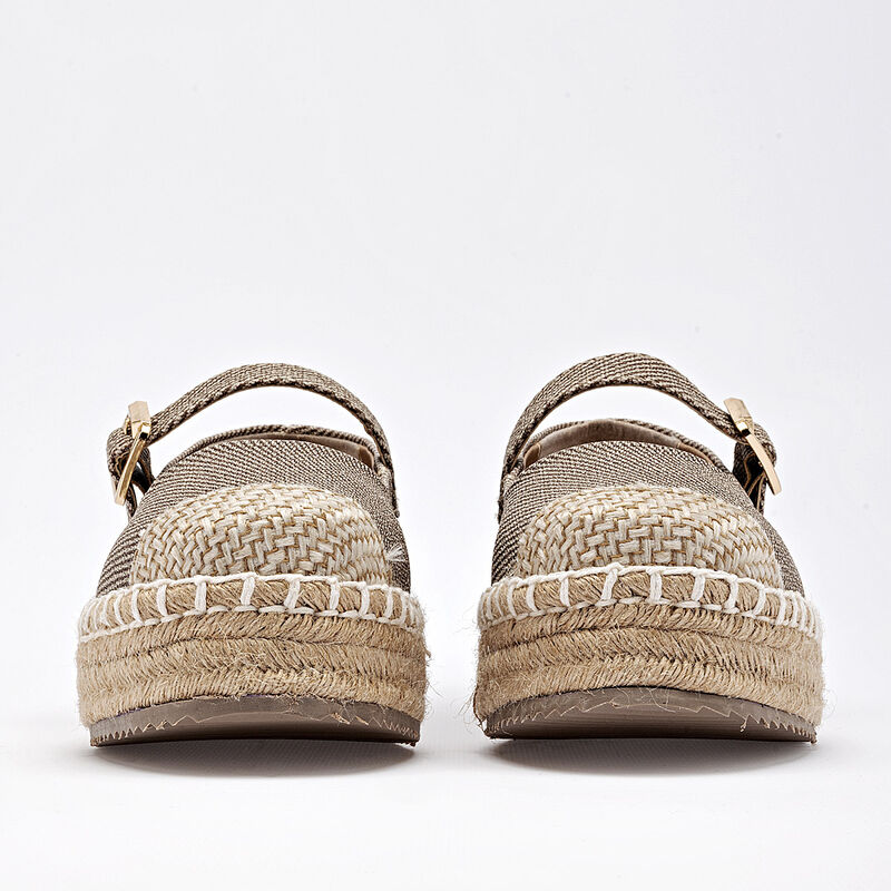 Been Class alpargata plataforma para mujer caf&eacute;... image number null