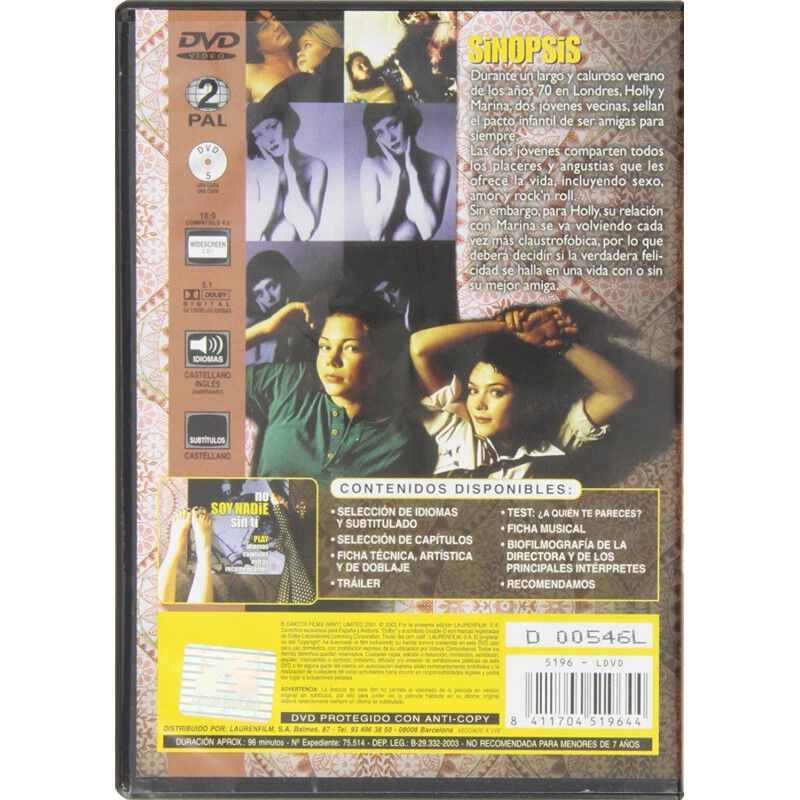 No Soy Nadie Sin Ti [DVD] (2001) Me Without You image number null