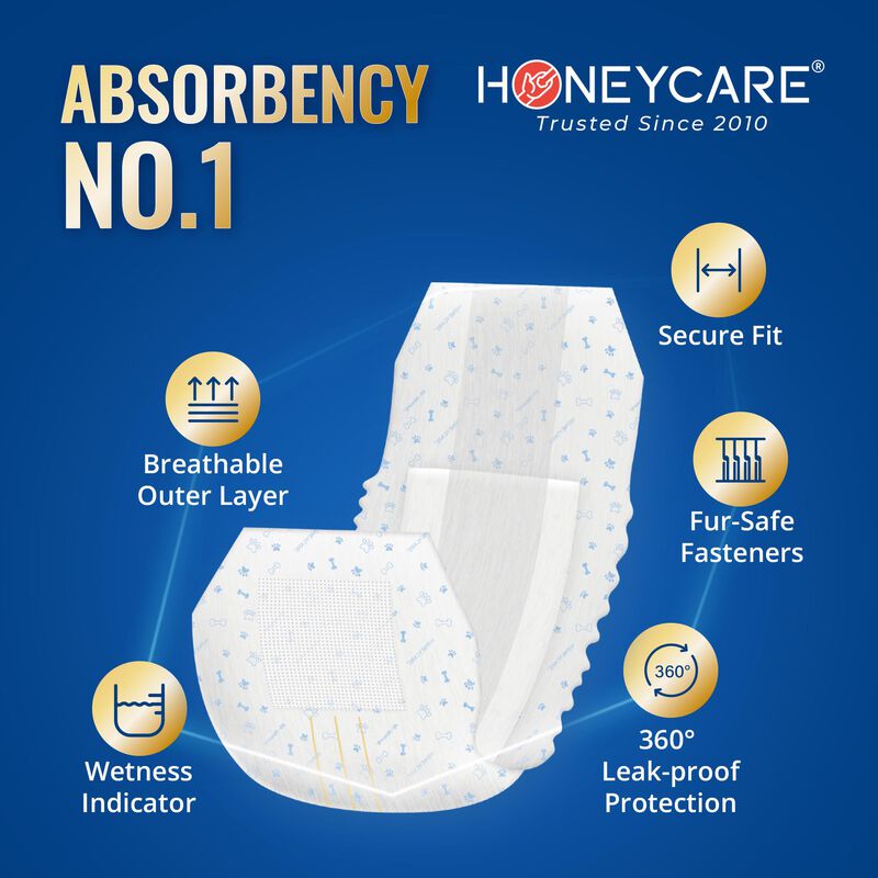 Envoltura Para Perros Machos Honey Care All-abs... image number null