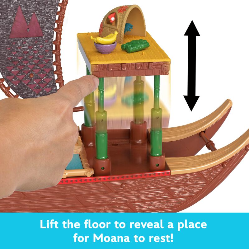 Canoa Playset Mattel Disney Moana's Adventure C... image number null