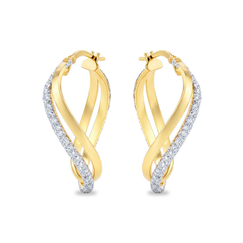 Arracadas 2begold Amarillo (925+1/10 14k) Con G... image number null