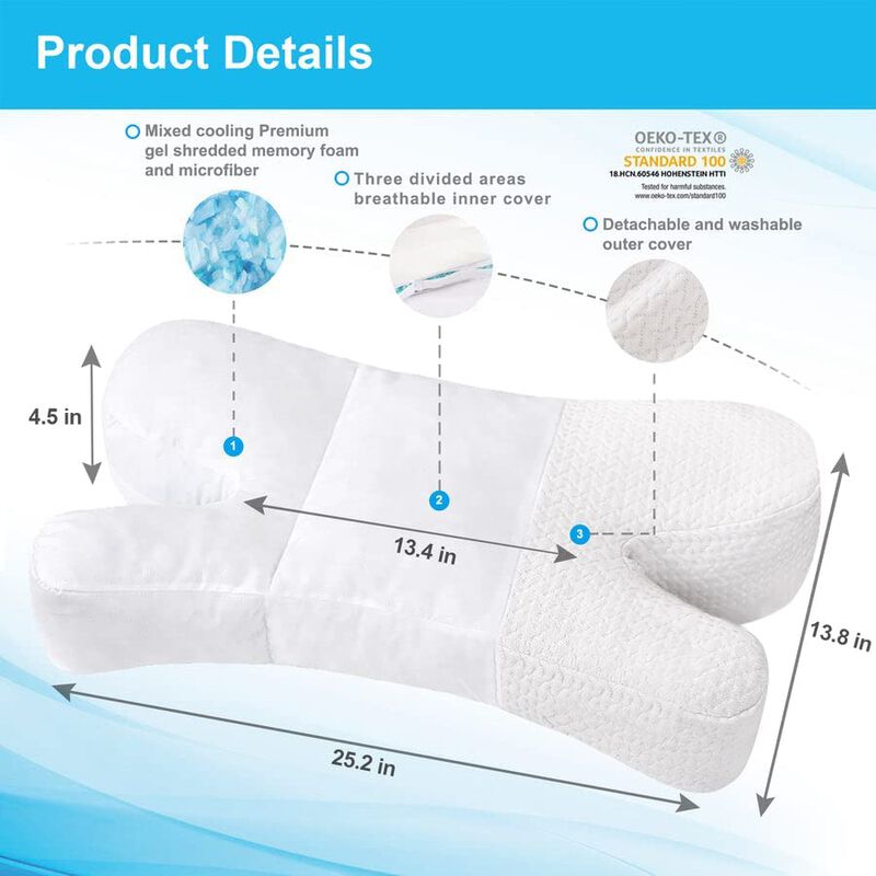 Gel Viscoel&aacute;stico Antiarrugas Pillow Clieey Sid... image number null