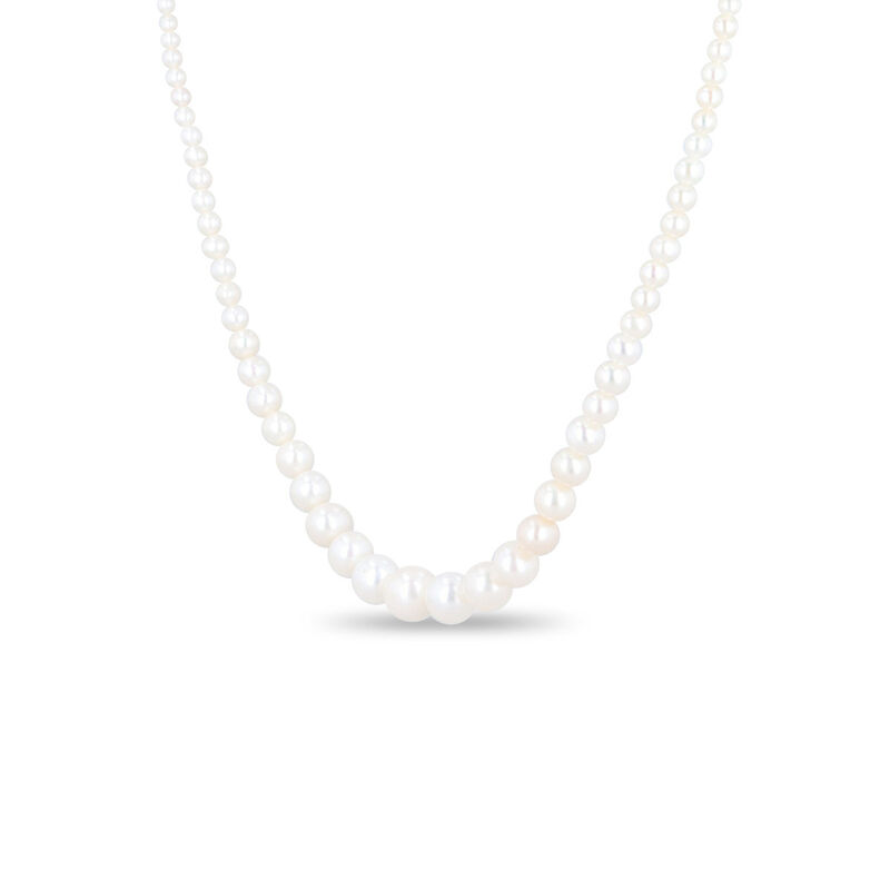 Collar De Perlas Blancas Oro 14k 45 cm | Bizzar... image number null
