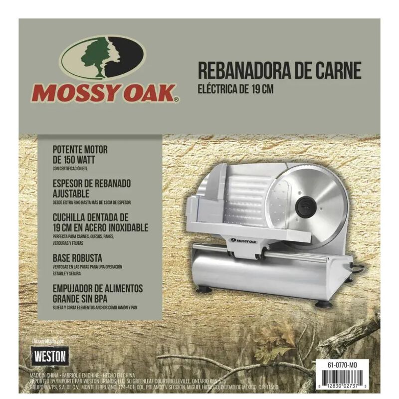 Rebanadora El&eacute;ctrica Mossy Oak Jam&oacute;n Y Carne Re... image number null