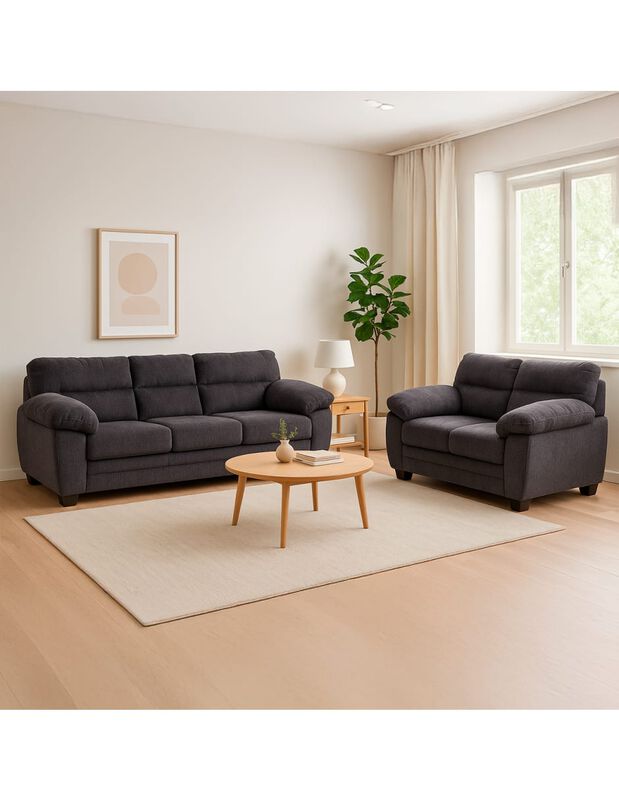 Sof&aacute; Peralta Monaco Para 3 Personas Color Gris image number null