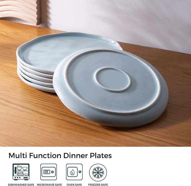 Platos De Ensalada Leratio 6 Uds 21 Cm Porcelan... image number null