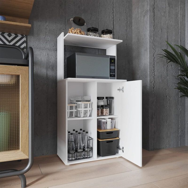 Mueble de Microondas Roni , 4 espacios, Puerta ... image number null