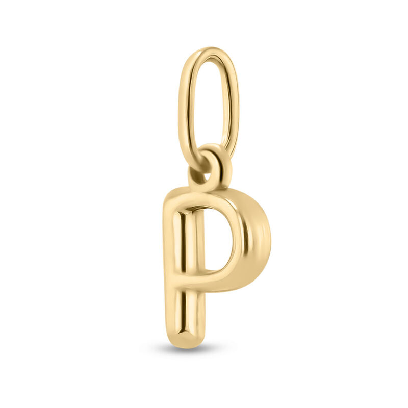 Dije De Oro Amarillo De 10K (Letra P) Sin Caden... image number null