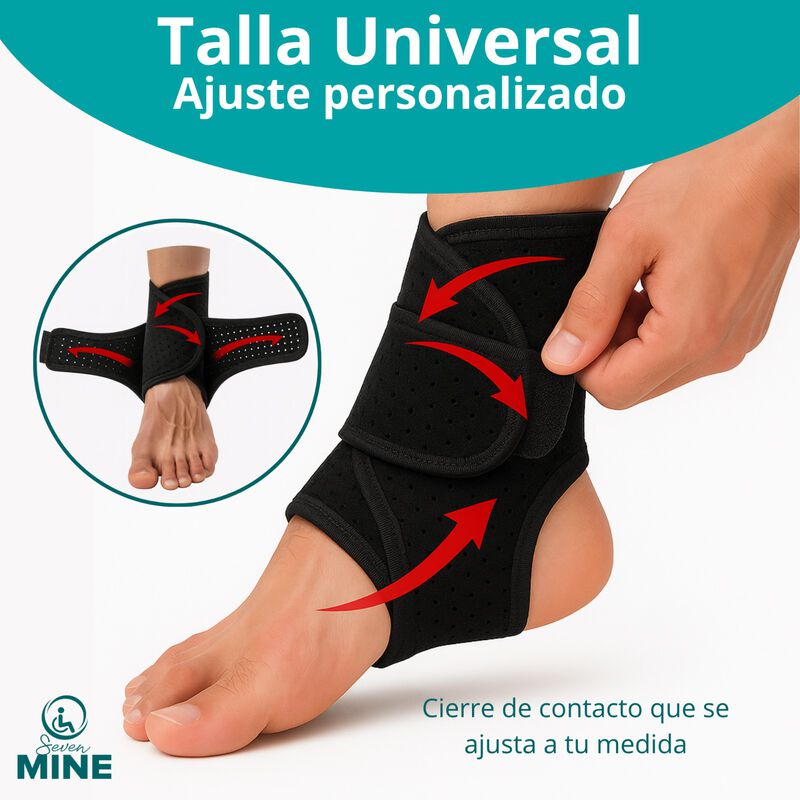 Tobillera Compresión Doble Capa 360° | Soporte ... image number null