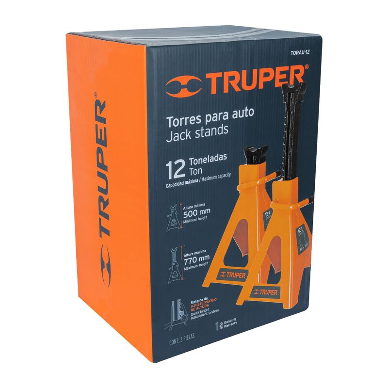 Caja con 2 Torres de 12 Ton para Auto Truper image number null