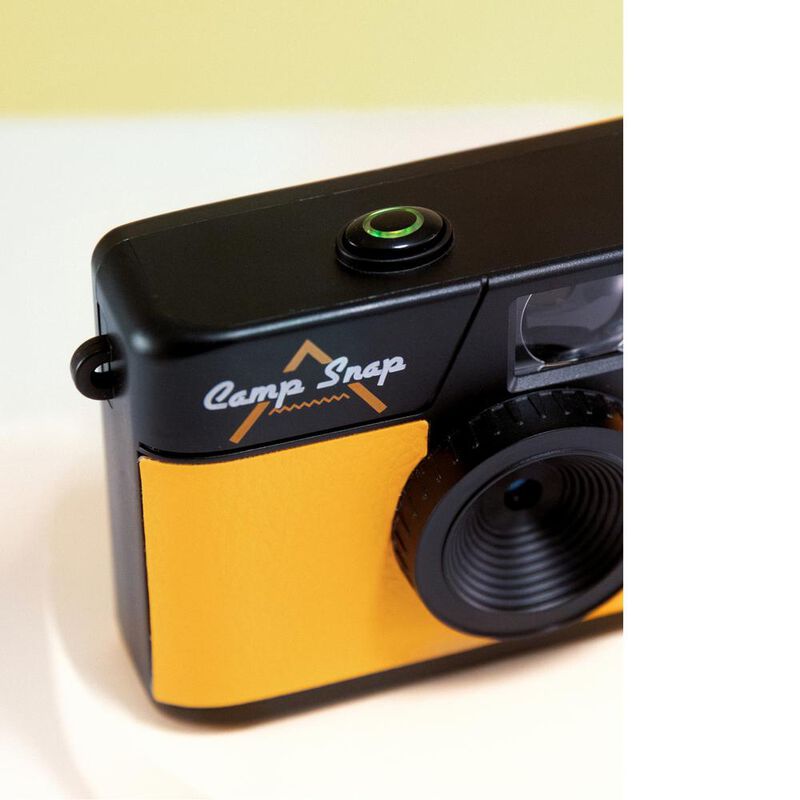 Cámara Estilo Retro Camp Snap Amarillo image number null