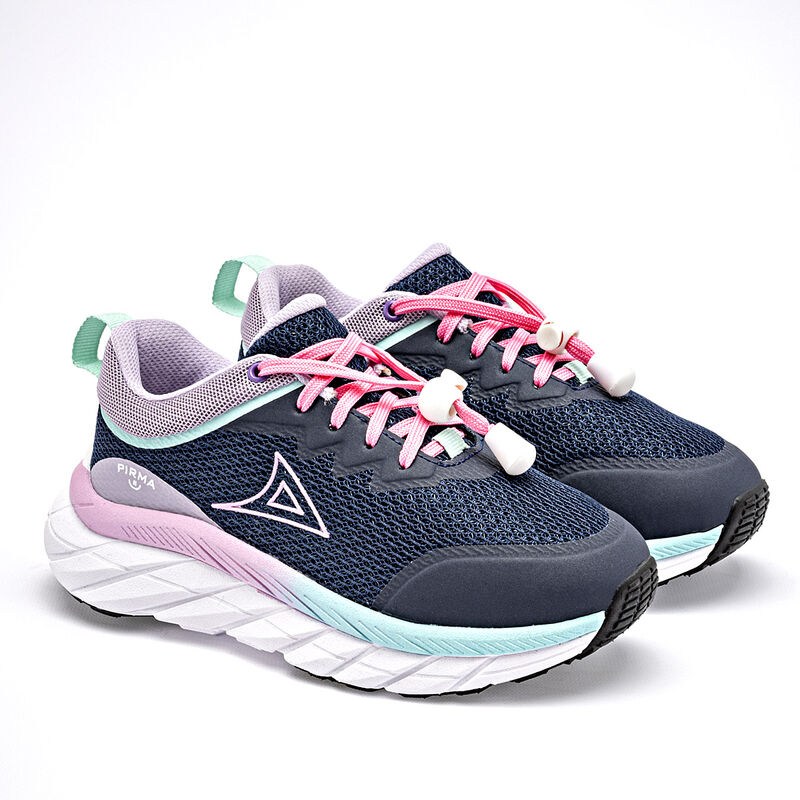 Pirma Tenis urbano para ni&ntilde;a. Marino multicolor image number null