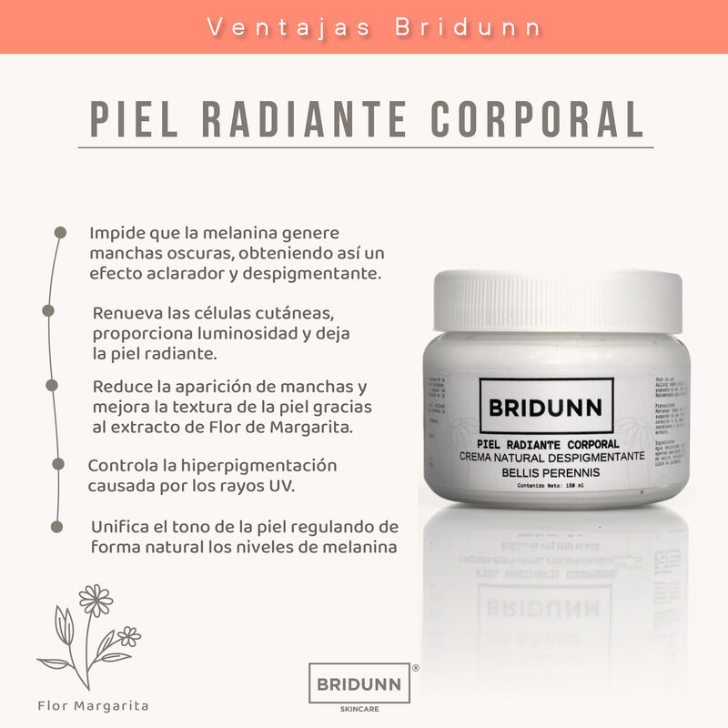 Crema Despigmentante Corporal BRIDUNN SKINCARE ... image number null