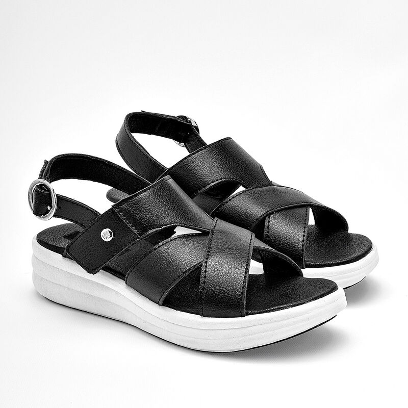 Mora Confort sandalia confort  para mujer negro... image number null