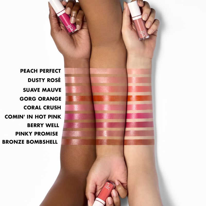 Liquid Blush E.l.f. Camo Dusty Ros&eacute; Vegano De L... image number null