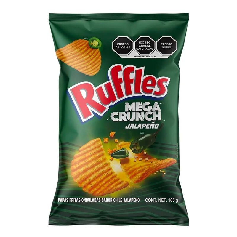 RUFFLES MEGA CRUNCH JALAPENO 66G image number null