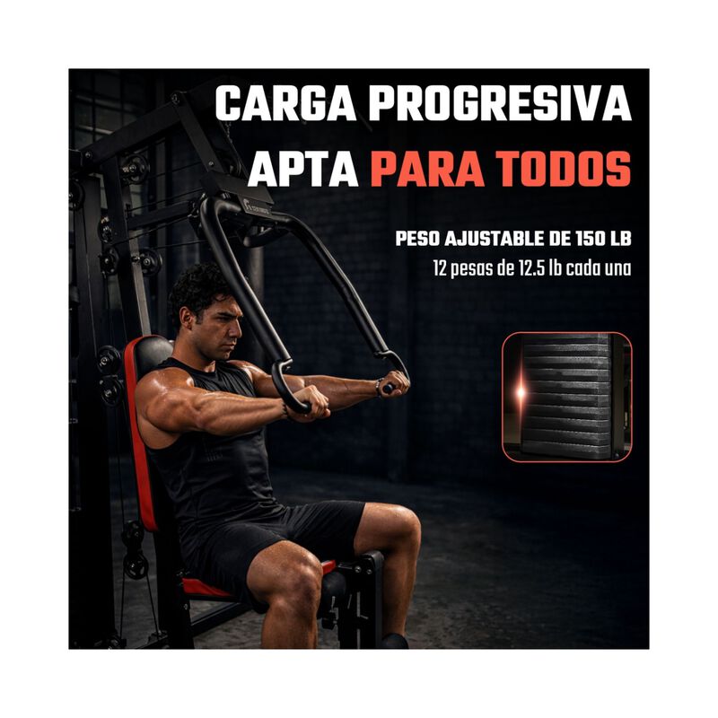 Gimnasio Multifuncional Fondos Dominadas Box Mu... image number null