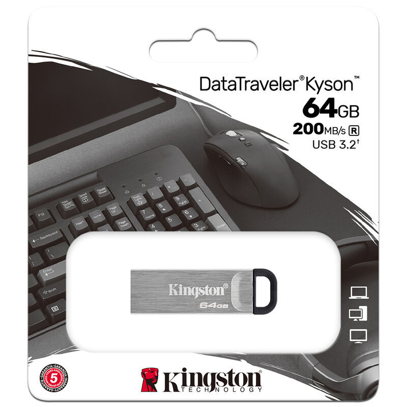 Unidad Flash USB 3.0 Kingston DataTraveler Kyso... image number null