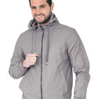 Chamarra Hombre Casual Premium Lisa Con Gorro Arena Roosevelt C374