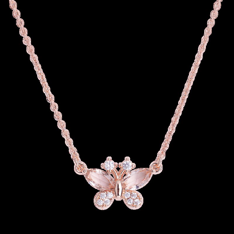 Collar Mujer Dije Cristal Y Zirconias, Joyer&iacute;a ... image number null