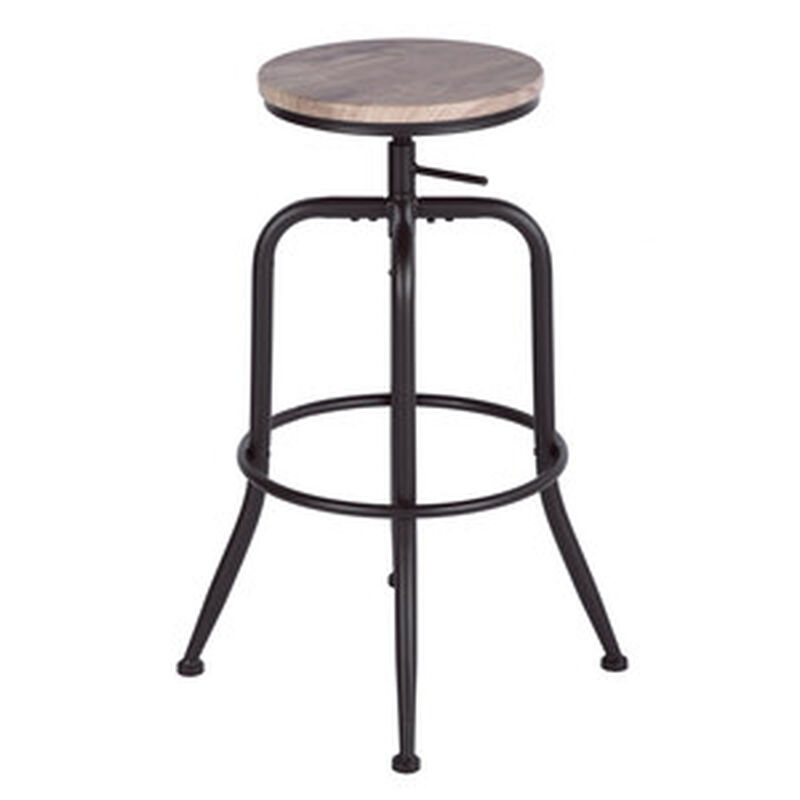 Juego de 2 Taburetes de Bar en Madera image number null