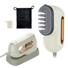 Plancha de Vapor Portatil 2 en 1, Plancha y Vaporizador Vertical, Capacidad 100ml, Calentamiento R&aacute;pido en 30 Segundos, Elimina Arrugas, Incluye Bolsa de Franela, Ideal para Viajes (Beige) Bluelander