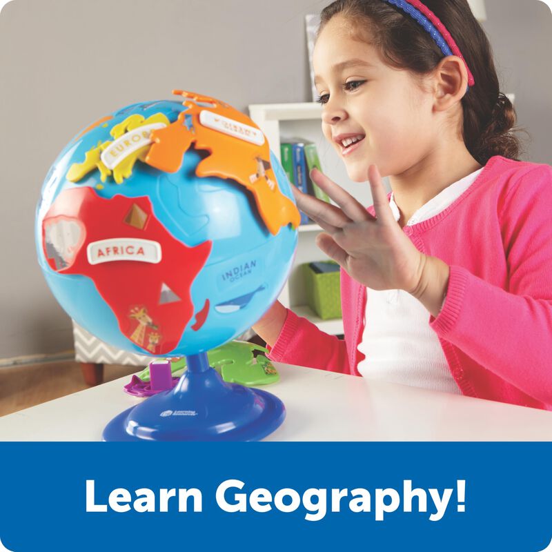 Puzzle Globe Learning Resources, 14 Piezas, Par... image number null