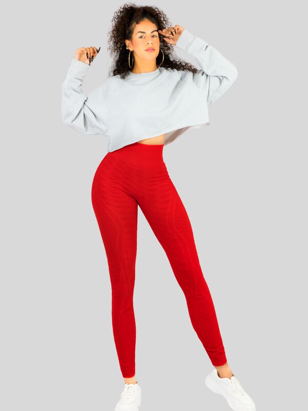 Legging De Dama Texturizado Stretch Mallas Depo... image number null