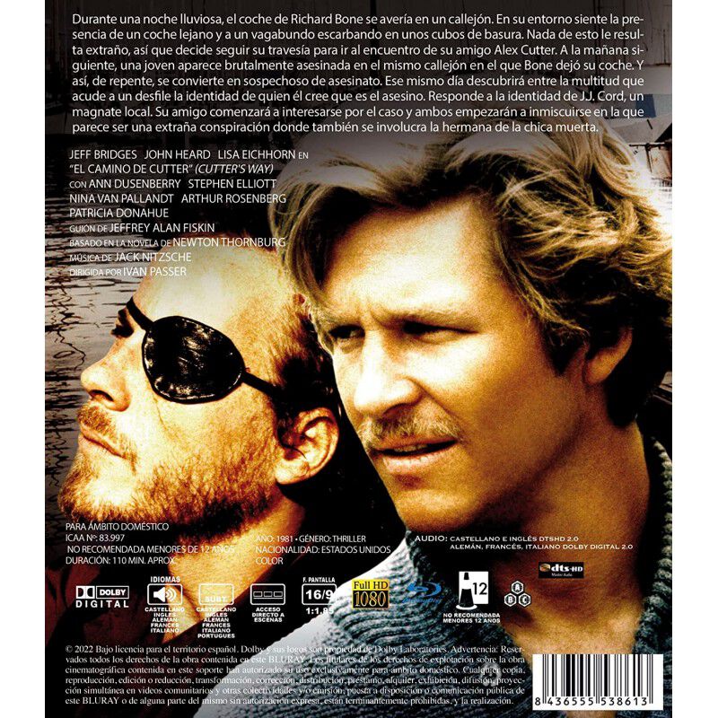 El Camino De Cutter [blu-ray] (1981) Cutter's W... image number null